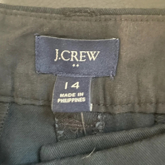 J Crew Factory Scalloped Black Shorts, NWT, Size 14, - Picture 6 of 7